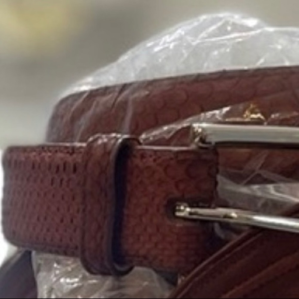 Tecovas brick python belt 38 brand new with additional antique buckle